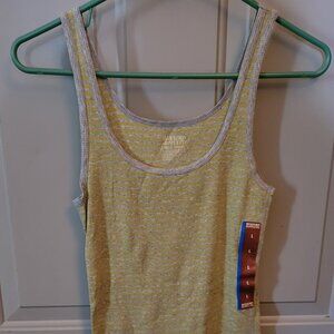 NWT's Yellow and Gray Mossimo Tank Top Junior Size Large